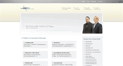 Desktop Screenshot of kanzlei-friedrichshain.de