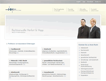 Tablet Screenshot of kanzlei-friedrichshain.de
